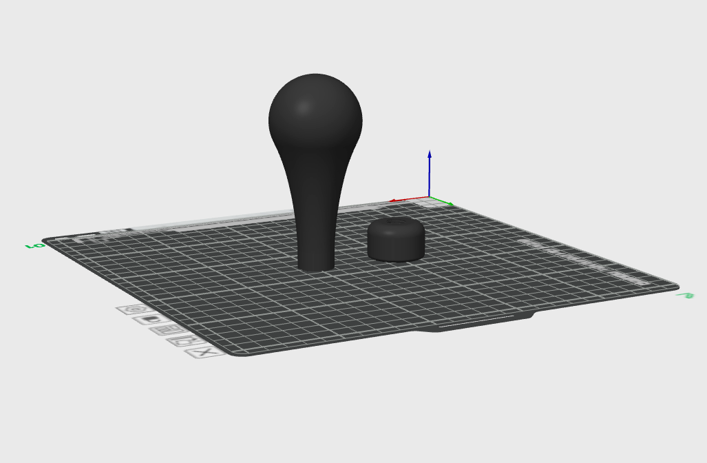 Teardrop Shift knob 3D Print File