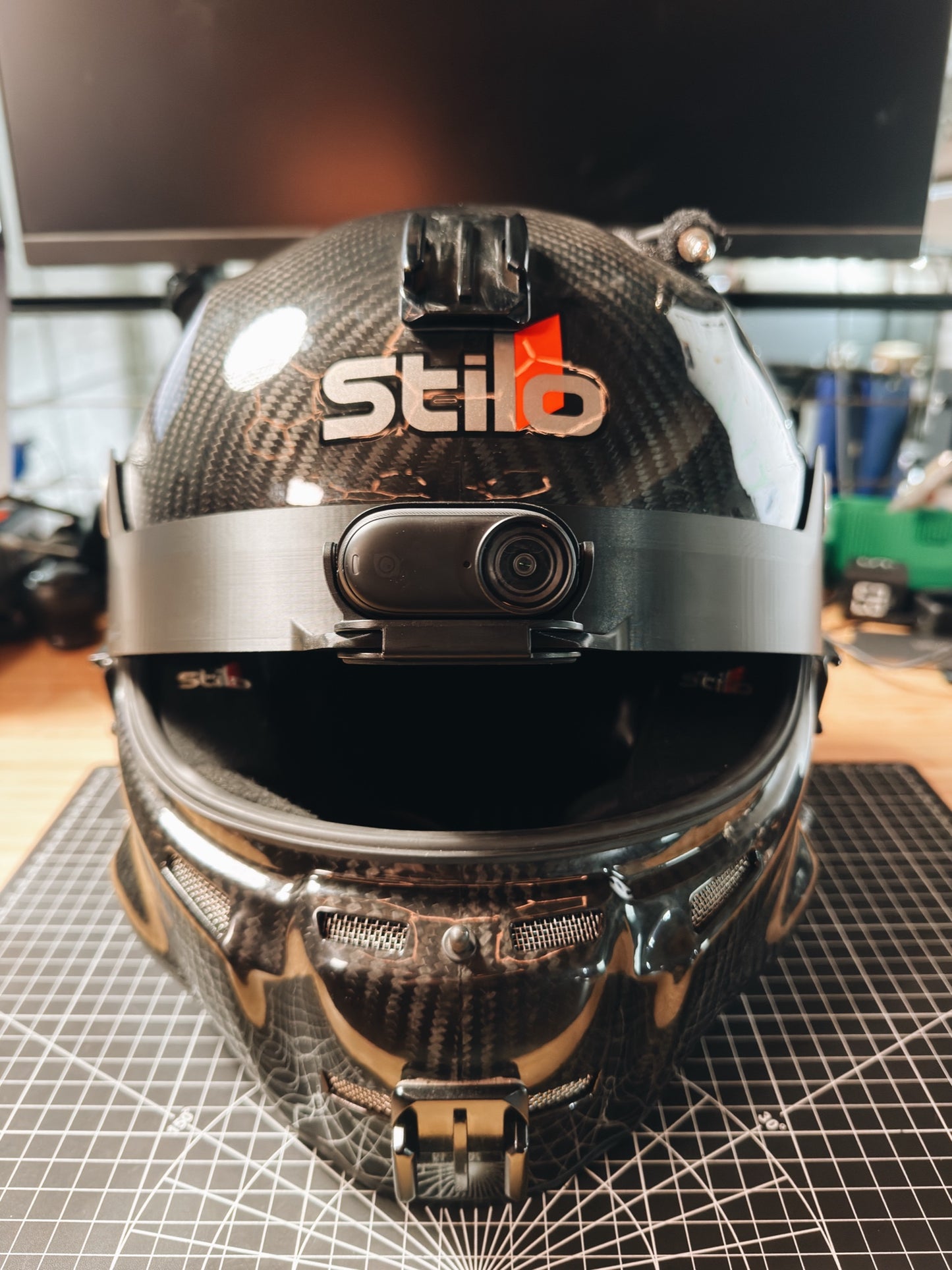 Stilo ST5 Sun Visor Track POV with Integrated Action Camera Mount