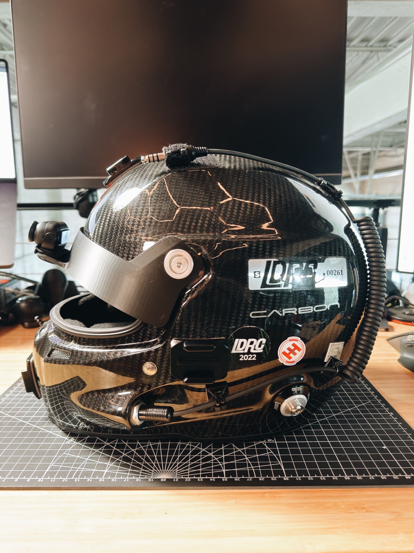 Stilo ST5 Sun Visor Track POV with Integrated Action Camera Mount