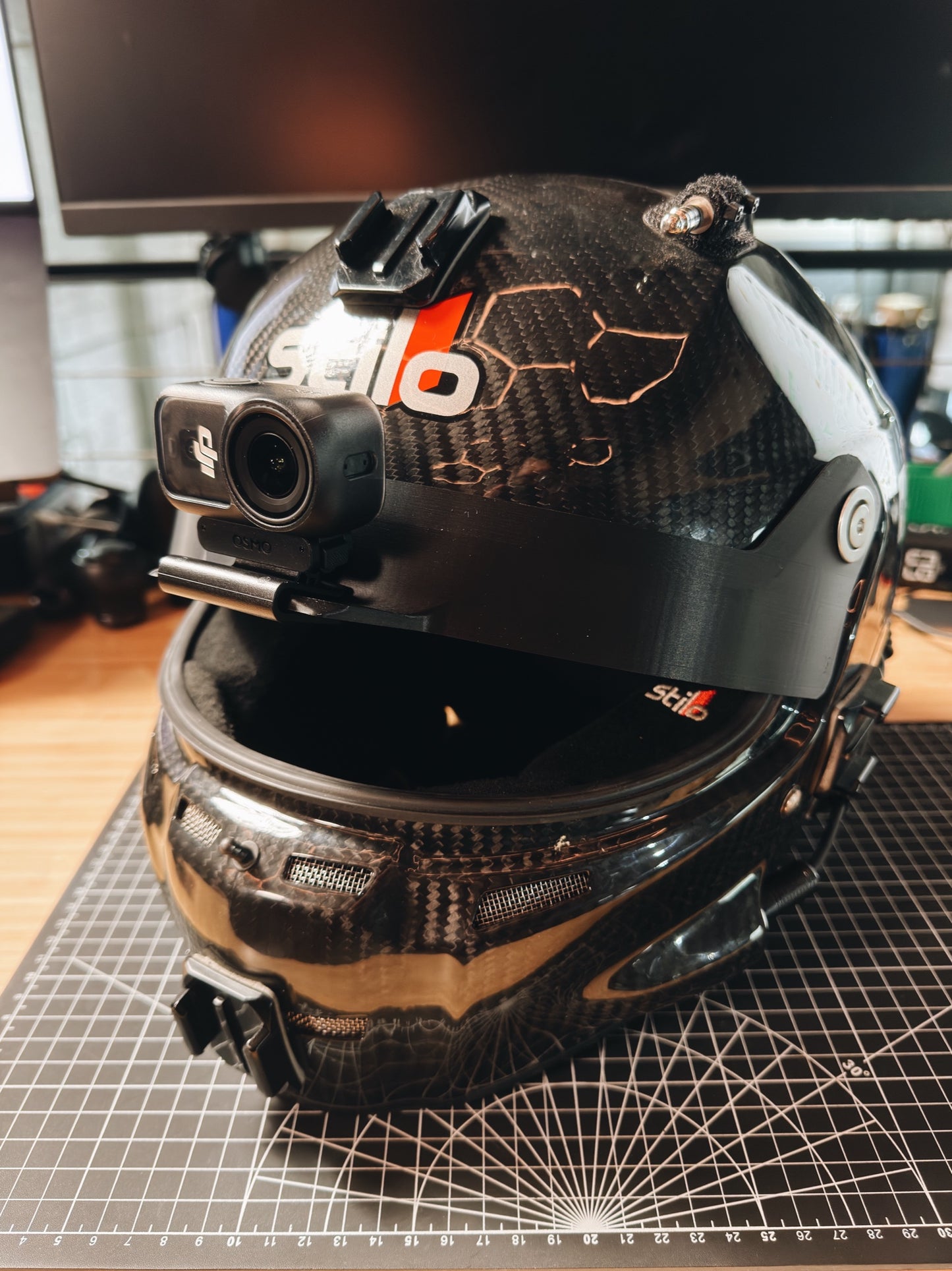 Stilo ST5 Sun Visor Track POV with Integrated Action Camera Mount