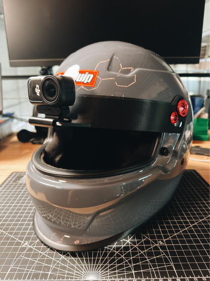 RaceQuip PRO Sun Visor Track POV with Integrated Action Camera Mount